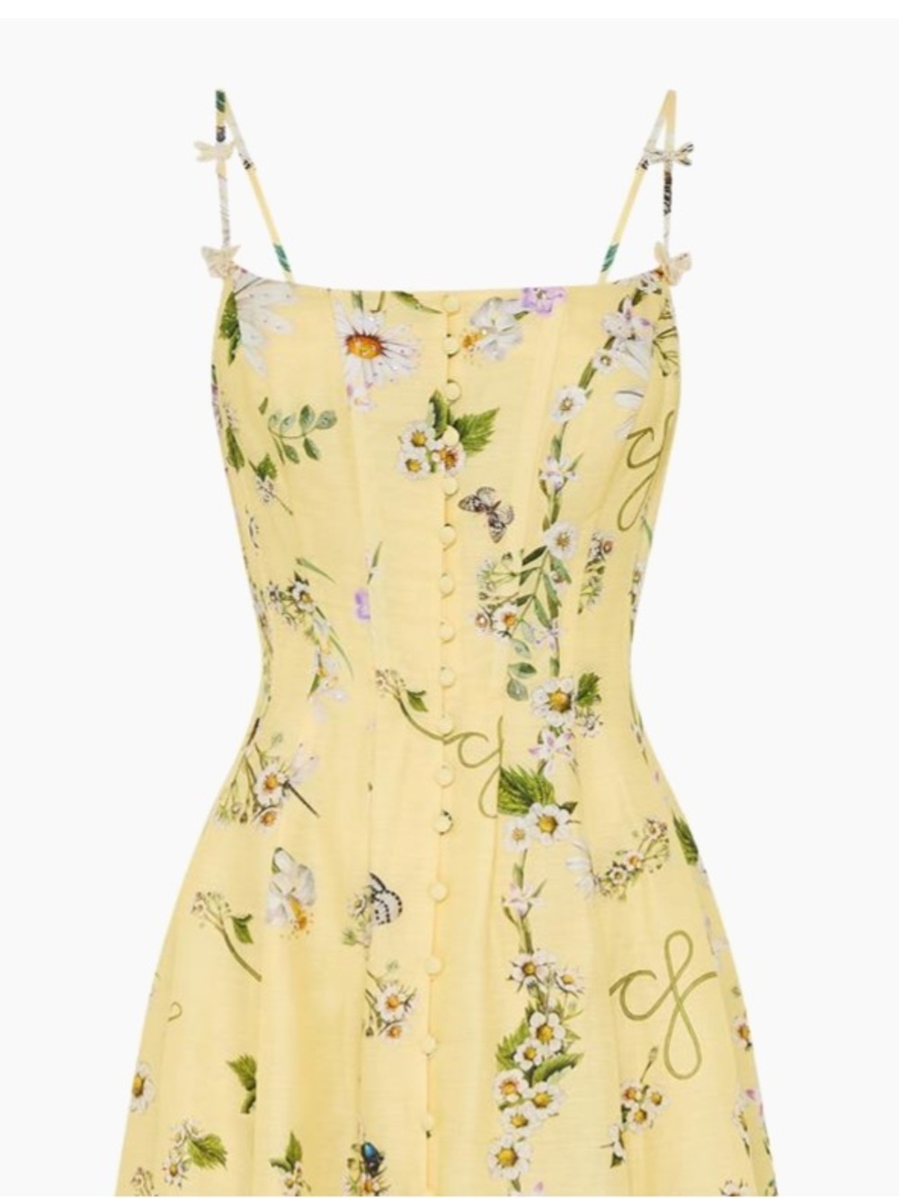 Camilla Daisy Chains Linen-Silk Dress - Picture 3 of 7